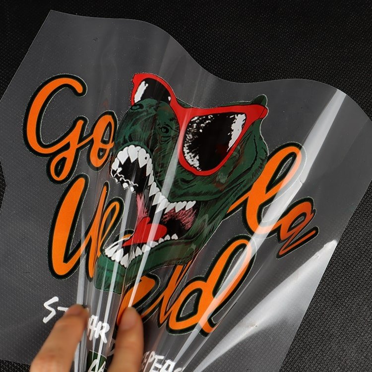 U-Meking High Quality Hot Sale Personalized T-shirt Tagless Printed Clothing Iron on Custom Thermal Transfer Stickers