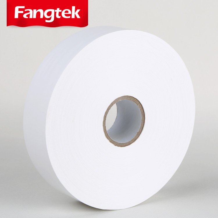 Custom 3cm StickesThermal transfer Printable Nylon Polyester Satin Garment Care Wash Label 40mm*200m Adhesive Mattress Label
