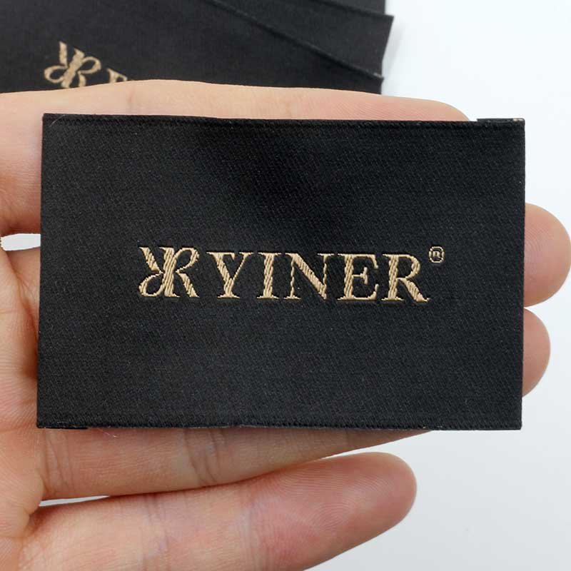 High Quality Factory Direct Organic Cotton Fabric Tag Clothing Labels Custom Woven Label For Apparel