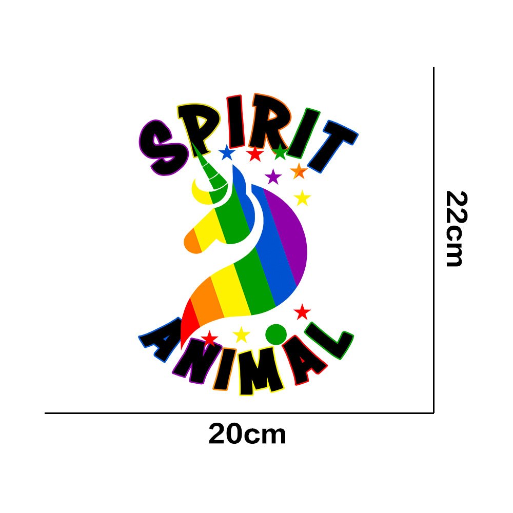 Unicorn DTF Print Heat Transfers Plastisol IRON on Ready to Press Sticker Designs for T-Shirts & Clothes/Garments