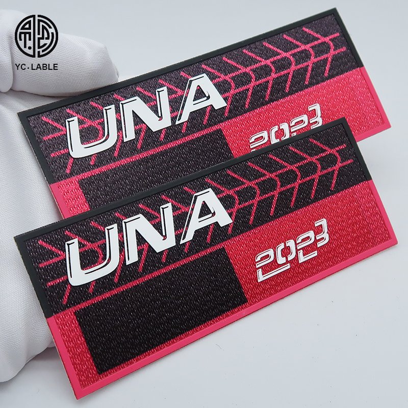 Custom Printing 3D Brand Silicone Logo Heat Transfer Patch for Clothing Garment Labels for Shoes Bags