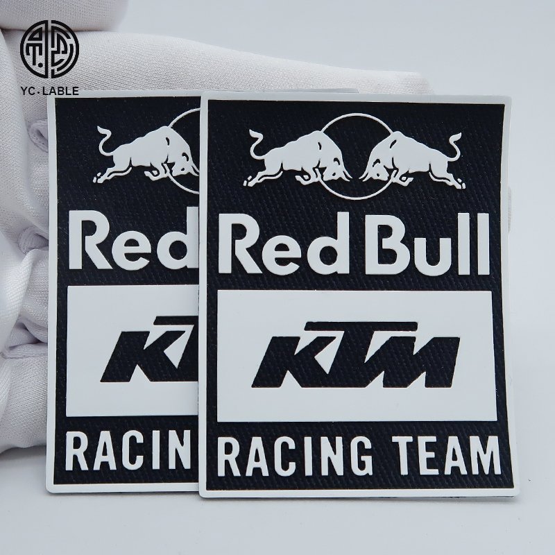 Custom Printing 3D Brand Silicone Logo Heat Transfer Patch for Clothing Garment Labels for Shoes Bags