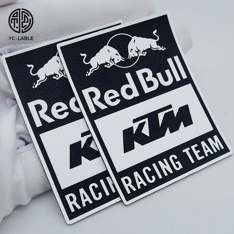Custom Printing 3D Brand Silicone Logo Heat Transfer Patch for Clothing Garment Labels for Shoes Bags
