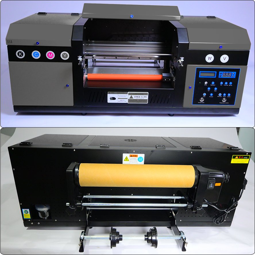 personal a3 uv dtf 3d transfer labels nail stickers process 6 colour uv label uvdtf UV dtf printer with vaccum table
