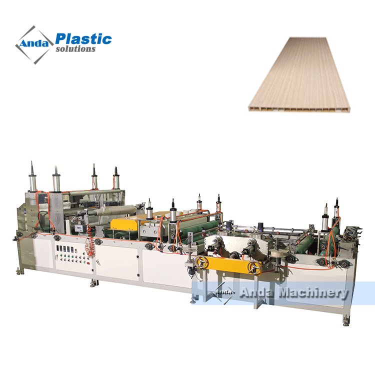 high temperature hot stamping heat transfer printing automatic machine for MDF board
