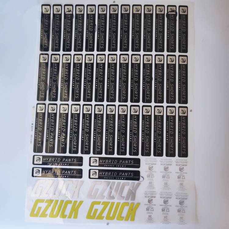 Custom DTF Clothing Labels Care Label Offset Wash Neck Labels Flat Heat Press Sticker Impresora De Etiqueta