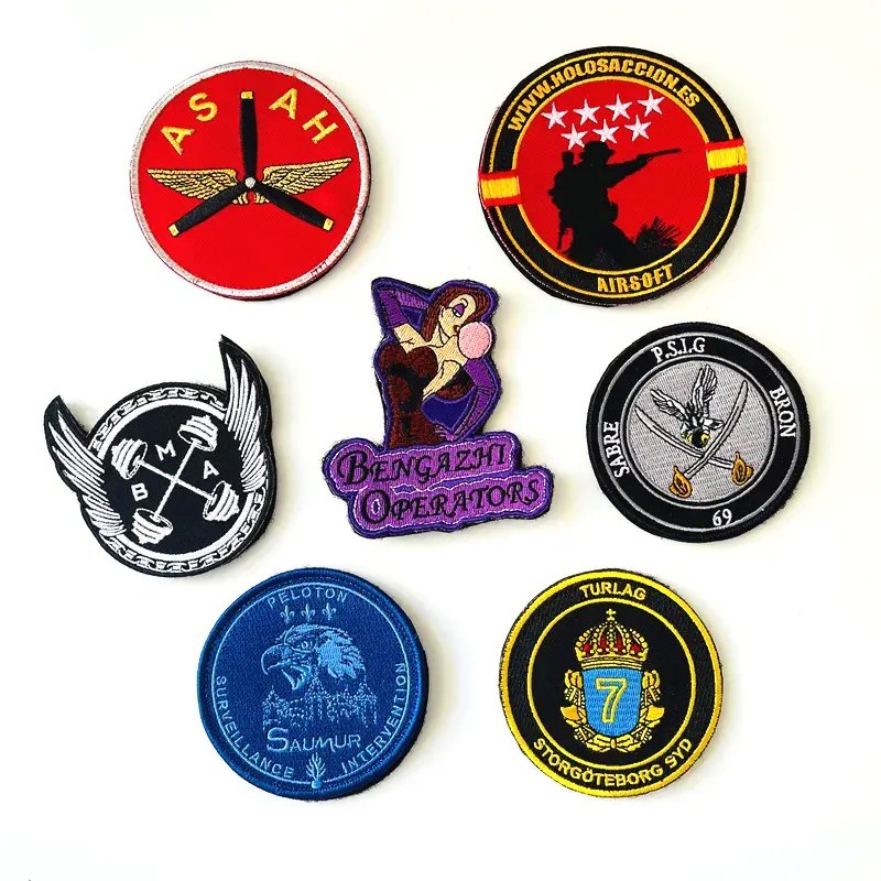 Embroidery Patch Custom Iron On Heat Press Patches Custom Embroidery Heat Transfer Patches iron on