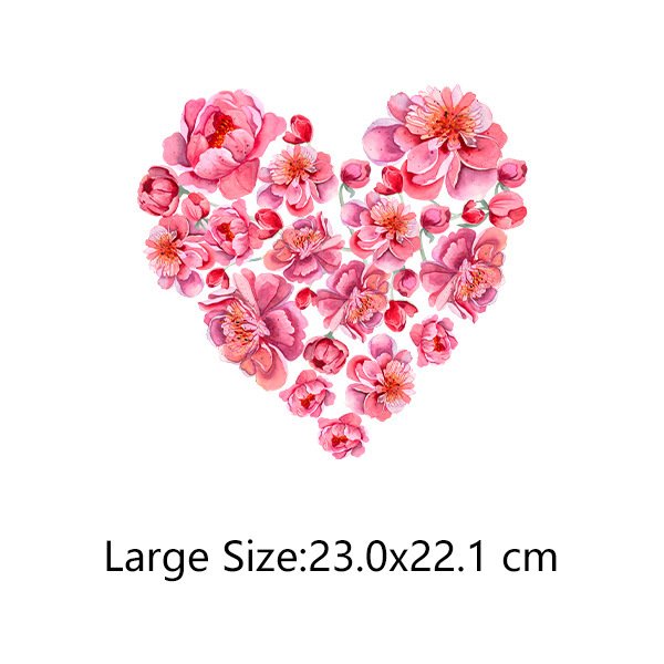 2024 wholesale Design Custom Dtf Transfer Print love Cartoon iron on t shirt clothing valentines day dtf transfer print