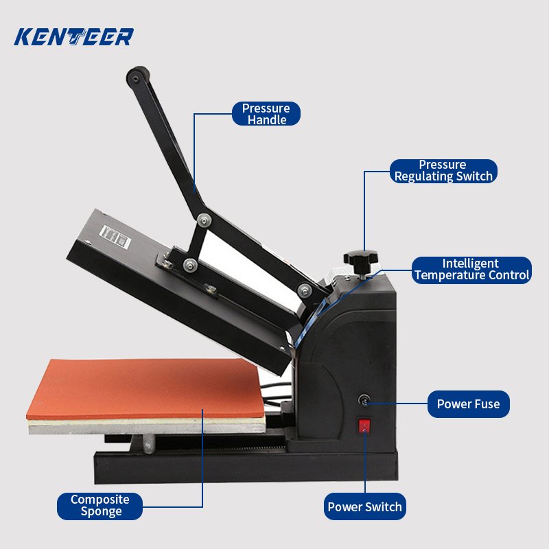 Factory Wholesale 40x60cm 16x24 inch Manual Sublimation Blank Transfer Printing heat press machines for t-shirt 16 24