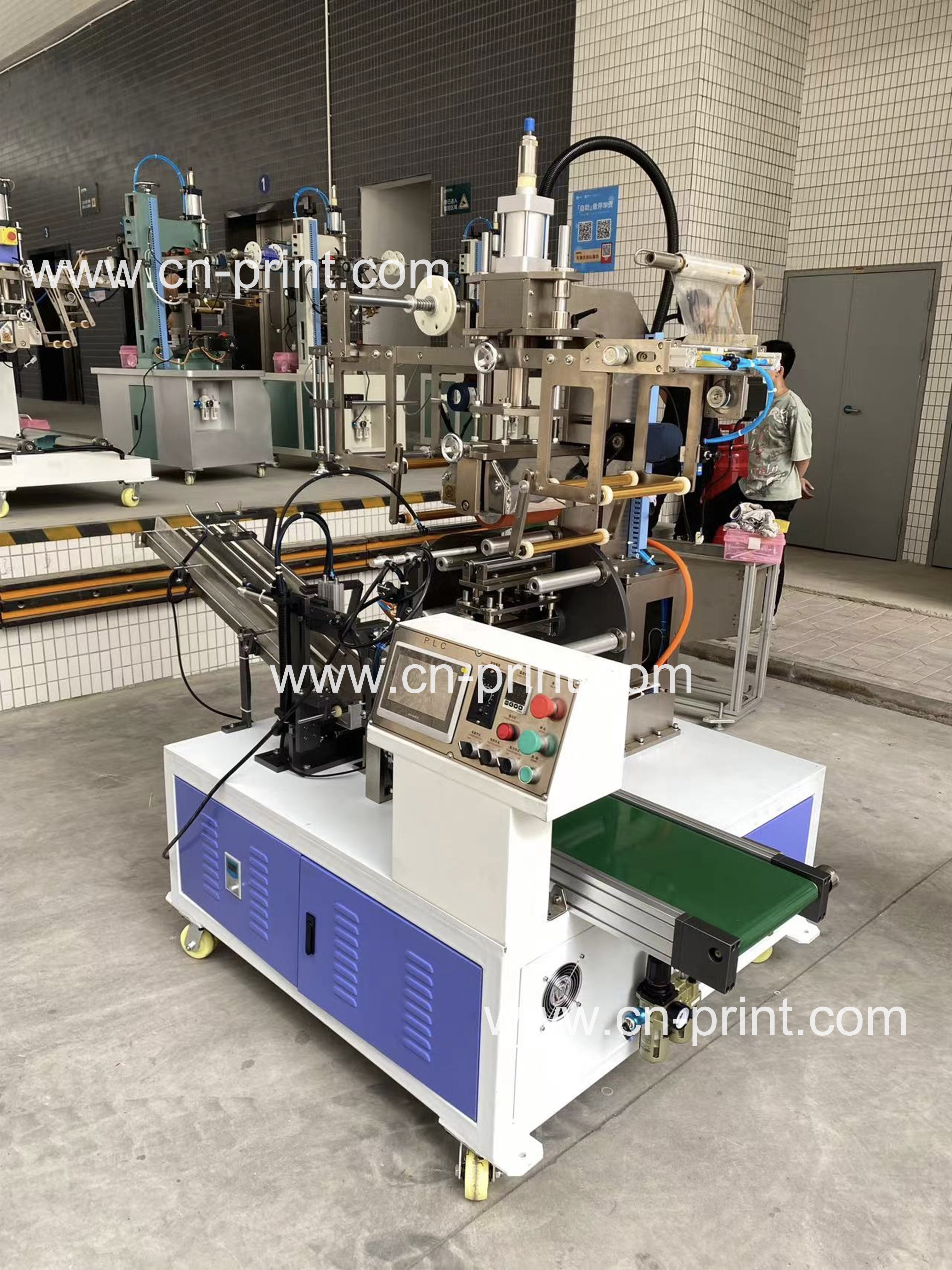 LC Brand Multicolor Aluminum Iron Lipstick Tube Heat Transfer Printing Machine for Plastic Hose