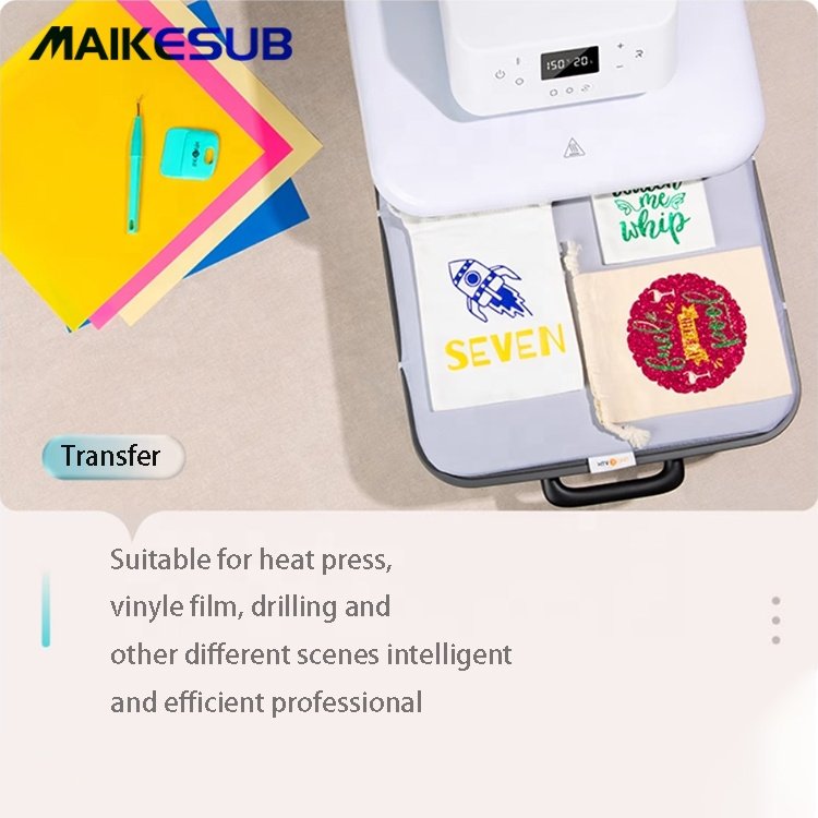 New easy to operate Auto Adjustable Pressure Sublimation Automatic DTF Heat Press Machine for T Shirt Clothes Transfer Printing