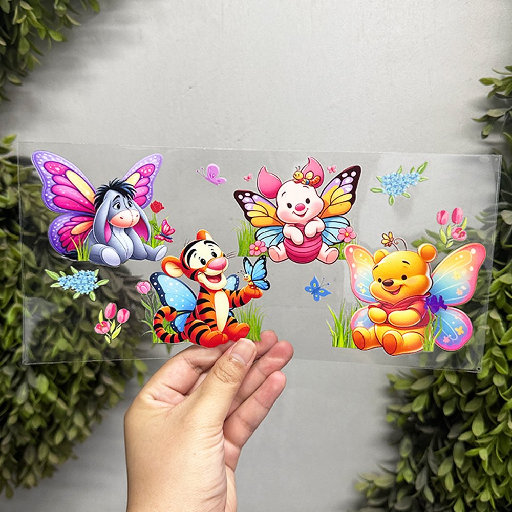 New Design OEM Custom Printing Dtf Stickers Label 3D Waterproof UV DTF Cup Wraps Transfers