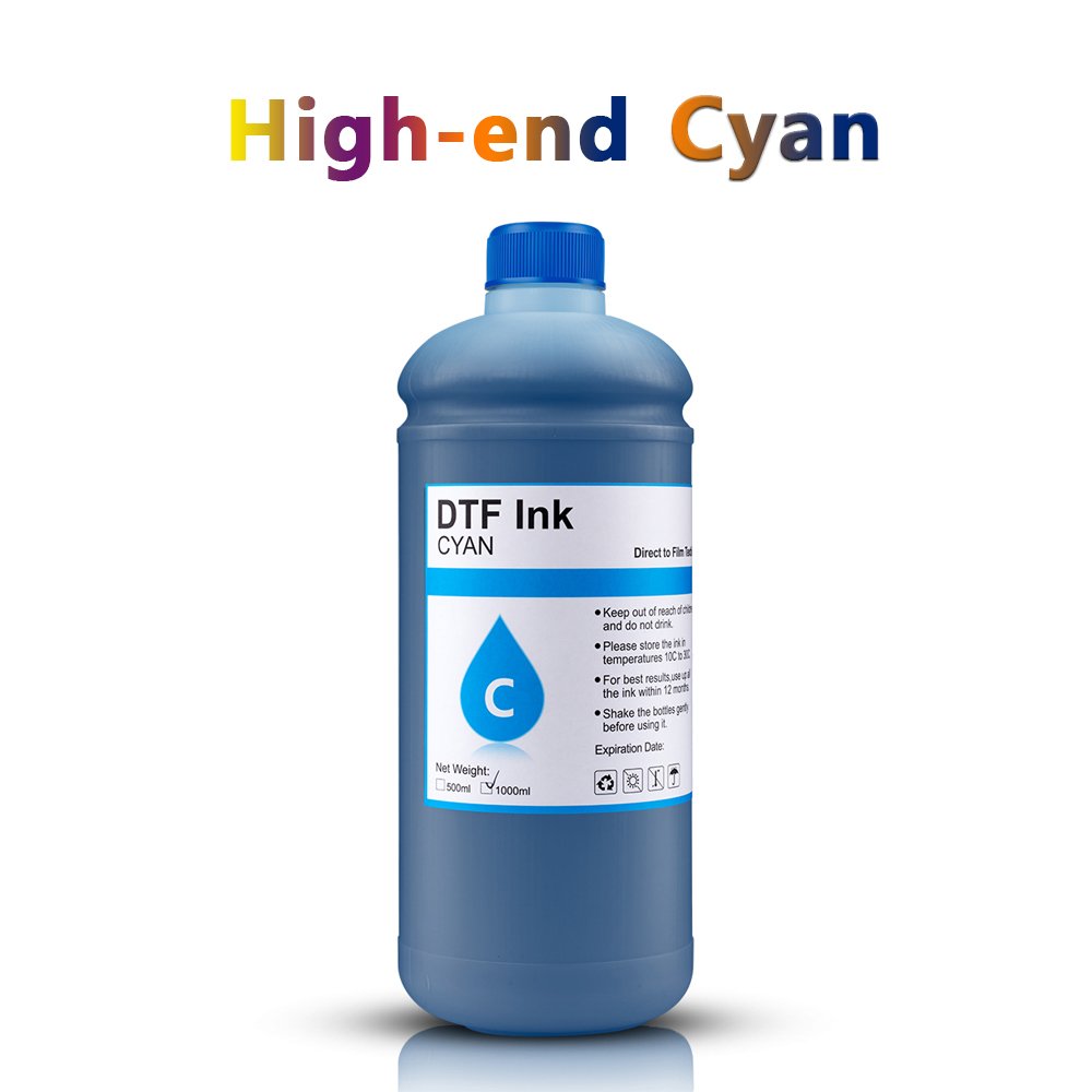 Ocbestjet 1000 ML Malaysia Filter DTF Bulk Pet Film Heat Transfer Pigment Ink Sets For Ep Bq Epson 4720 Printer Printing Machine