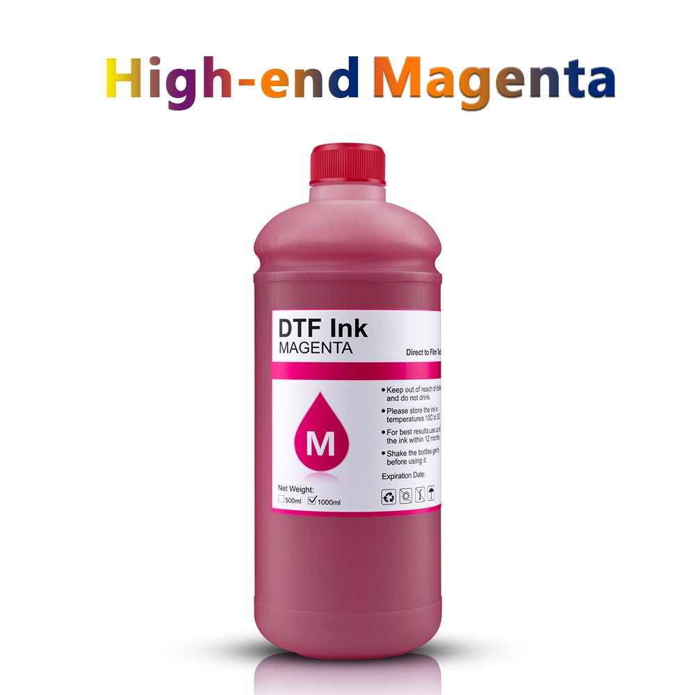 Ocbestjet 1000 ML Malaysia Filter DTF Bulk Pet Film Heat Transfer Pigment Ink Sets For Ep Bq Epson 4720 Printer Printing Machine