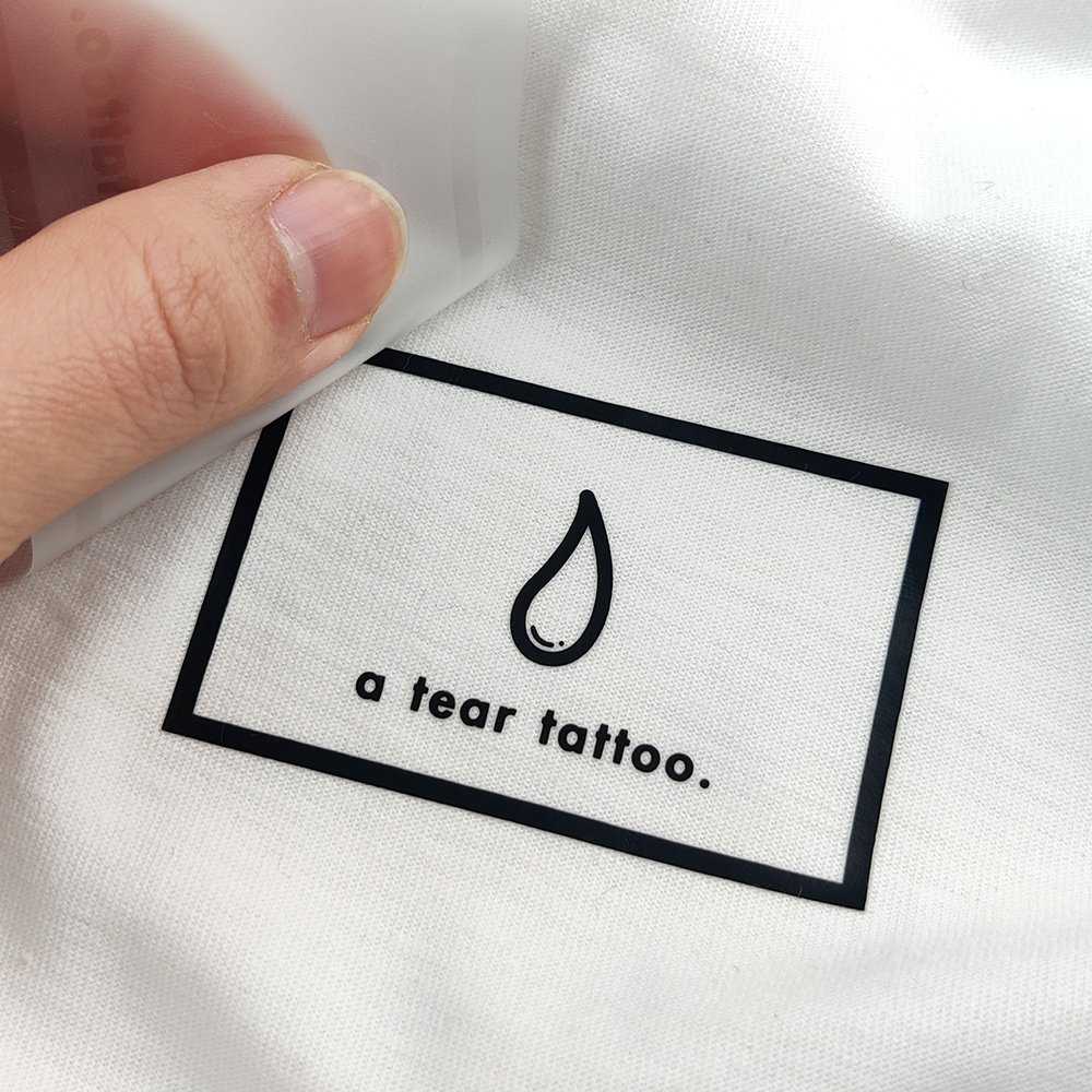 Custom Heat Transfers Logo Vinyl Clothing Labels Patches Sticker Designs Iron On T-Shirts For Clothes 3d Silicone Printing Label