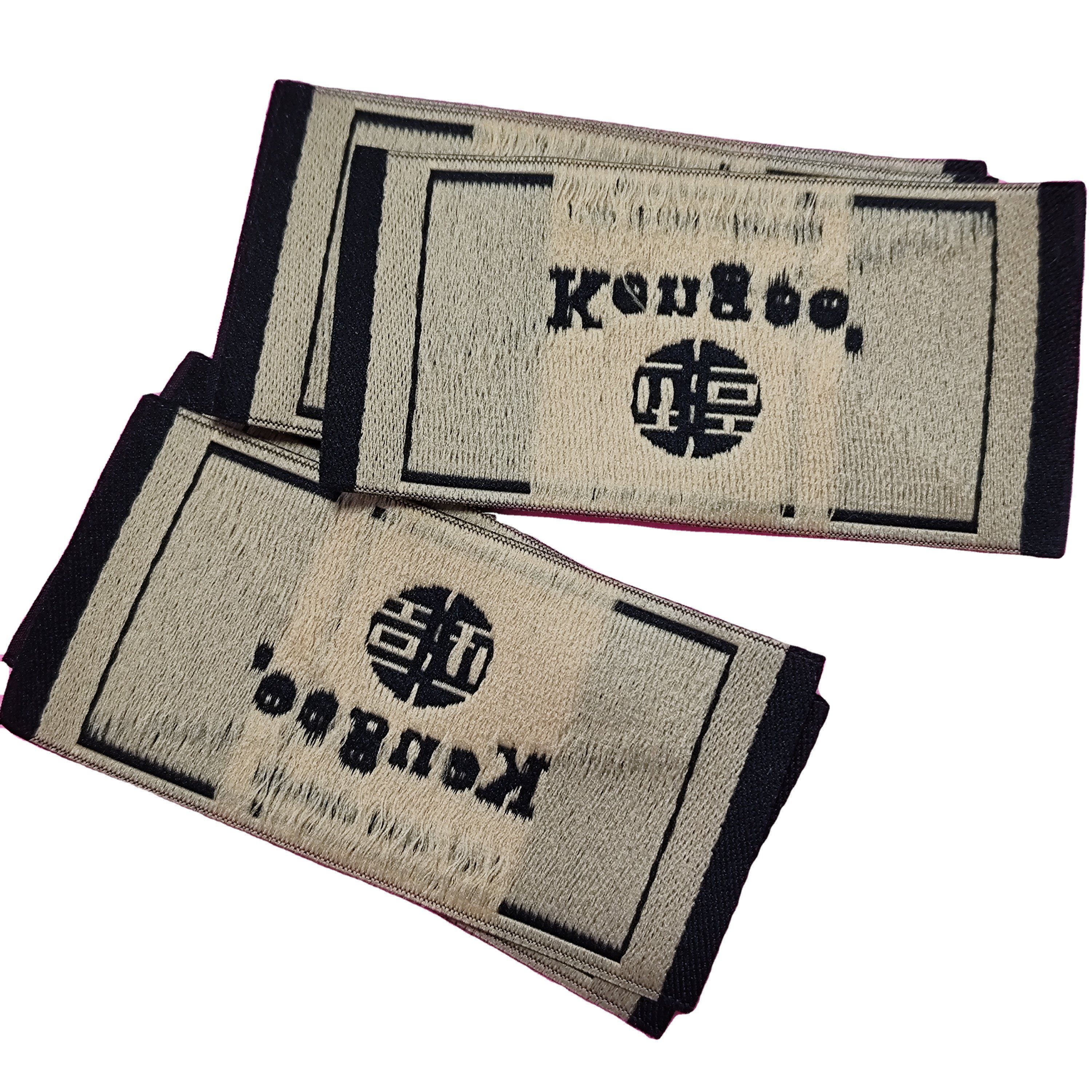 Custom Clothes Patches Garment Tshirt Neck Tags Labels Print with Logo Stickers for Clothing Heat Transfer Iron on Label Woven