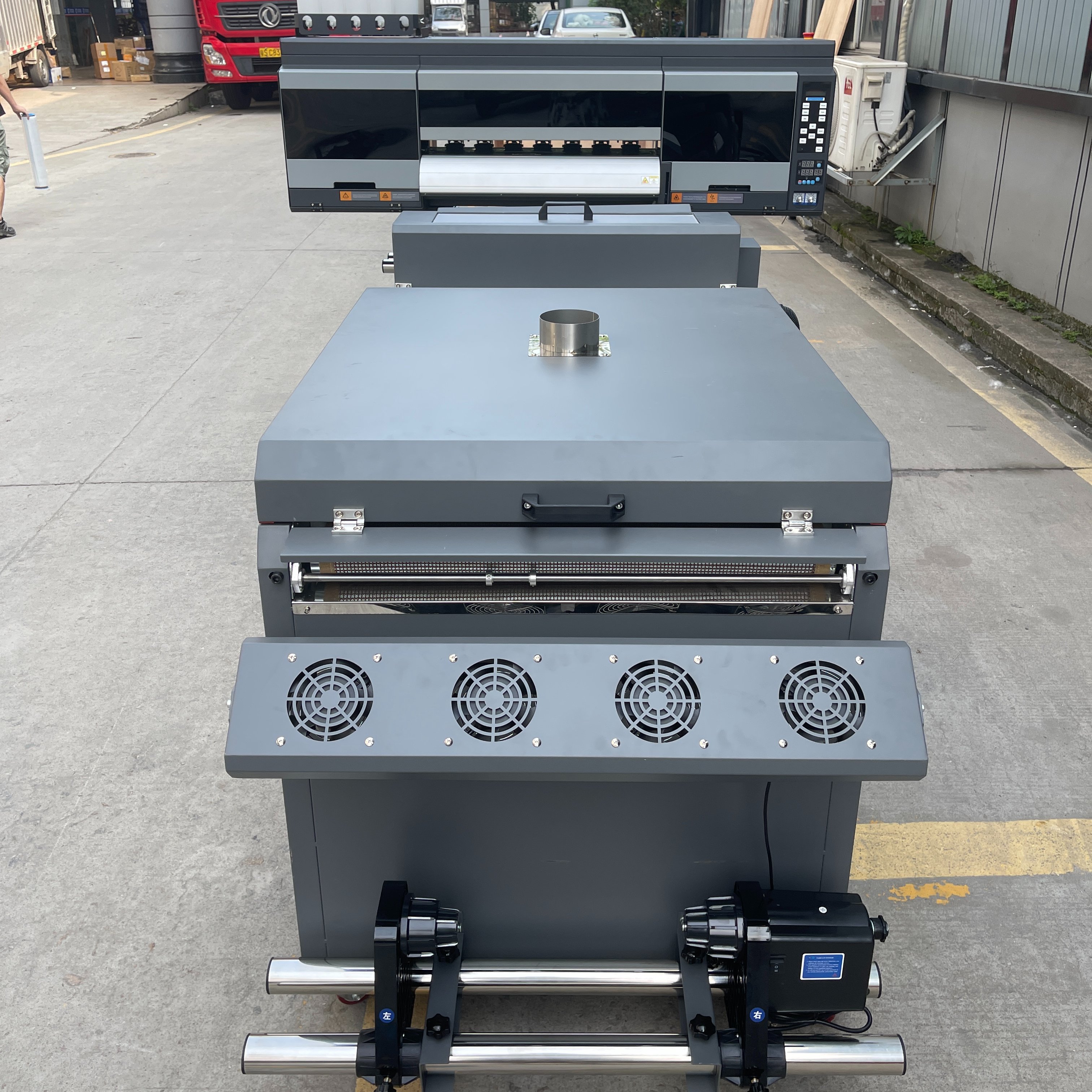 60cm Dtf Printer Heads I3200 T-shirt Heat Transfer Printing Machine 24 Inch Dual 2/4 A1 CE Provided Pigment Ink Print 1000ml 160