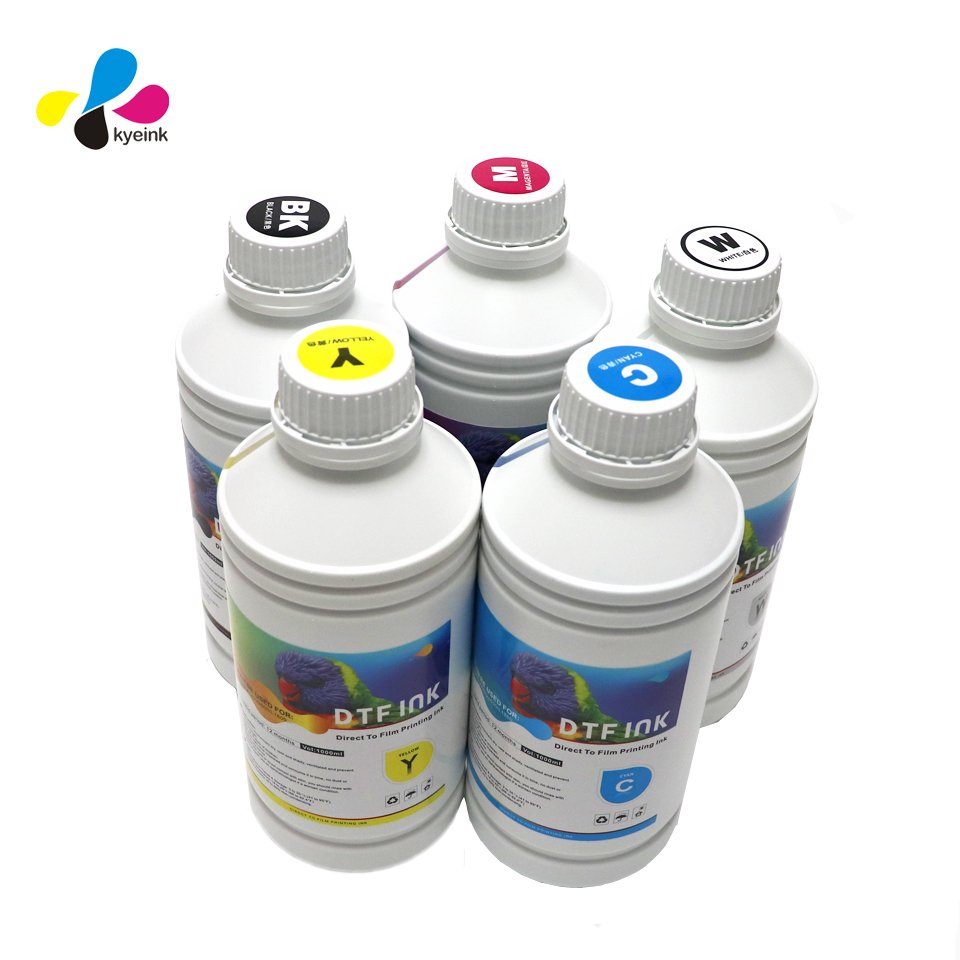 Pigment Ink For Transfer Printing Direct to Film inks are formulated to perform for Epson printheads xp600 4720 i3200