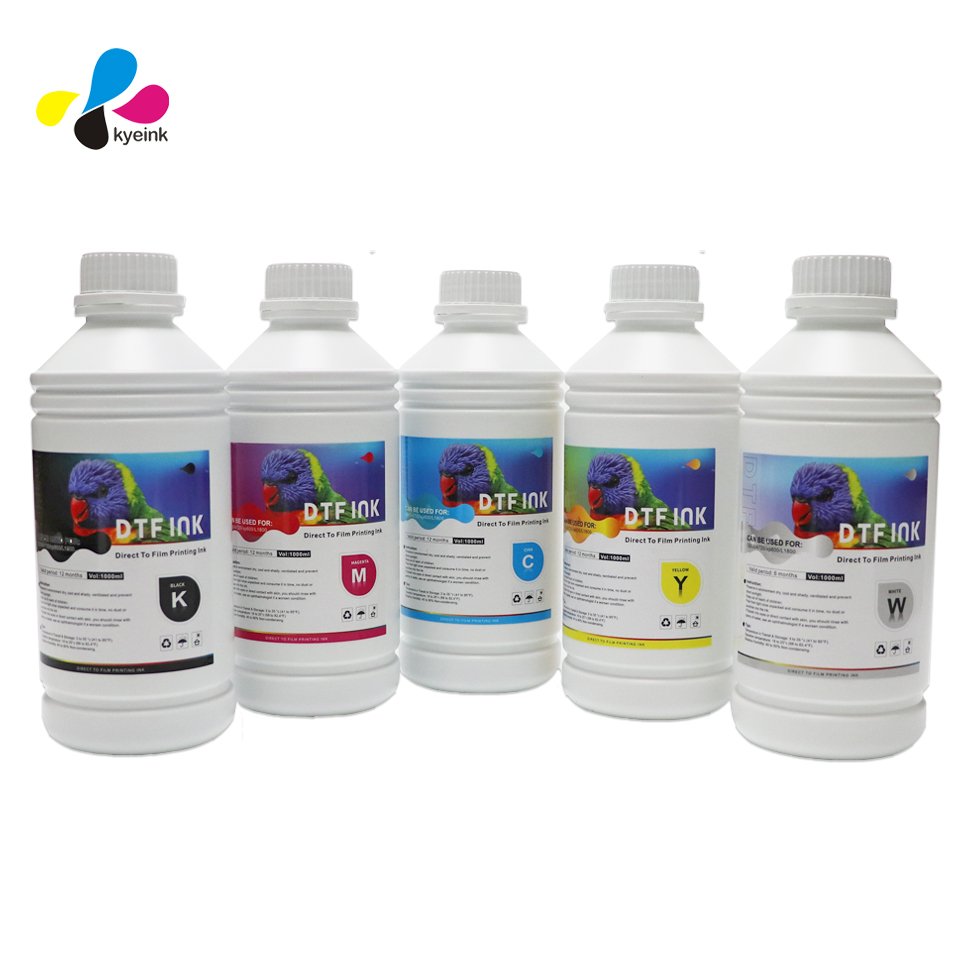 Pigment Ink For Transfer Printing Direct to Film inks are formulated to perform for Epson printheads xp600 4720 i3200