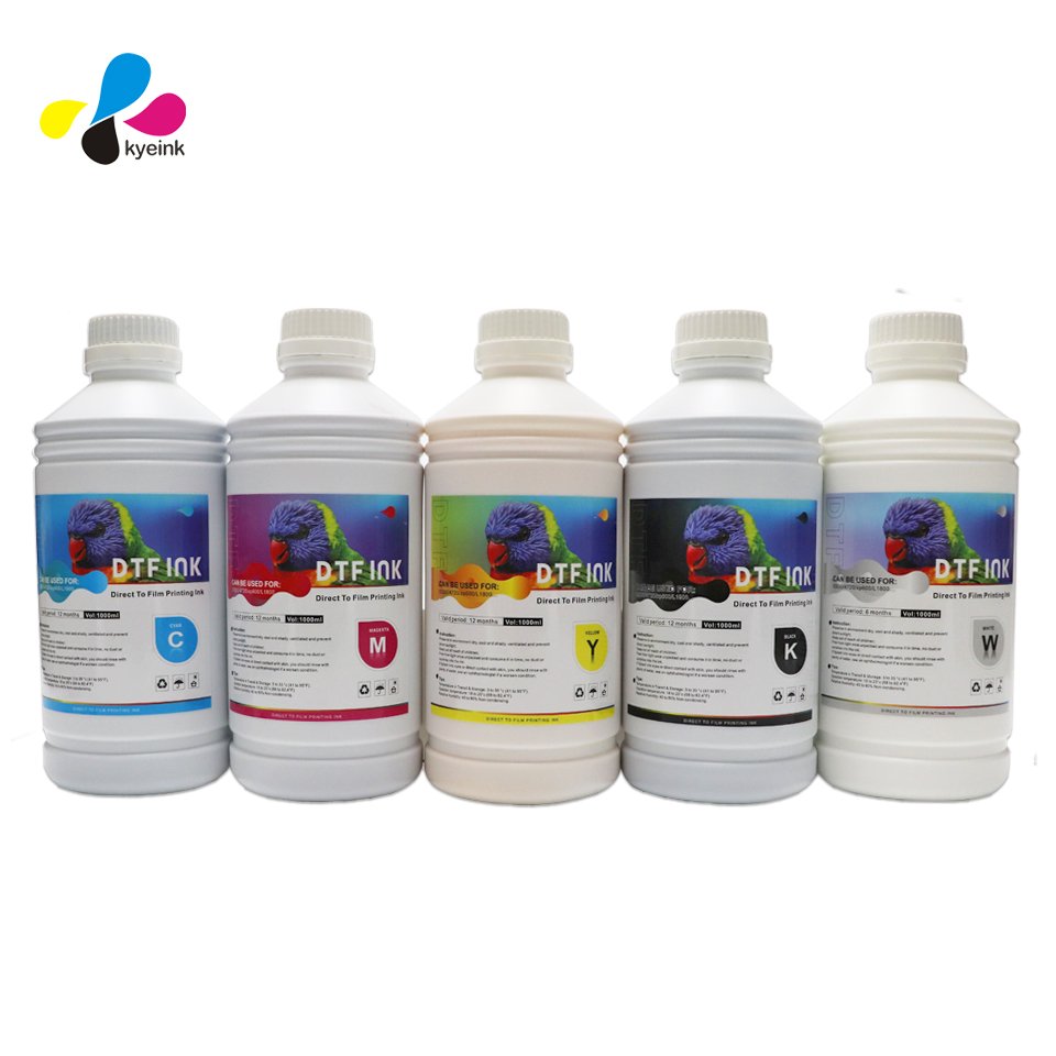Pigment Ink For Transfer Printing Direct to Film inks are formulated to perform for Epson printheads xp600 4720 i3200