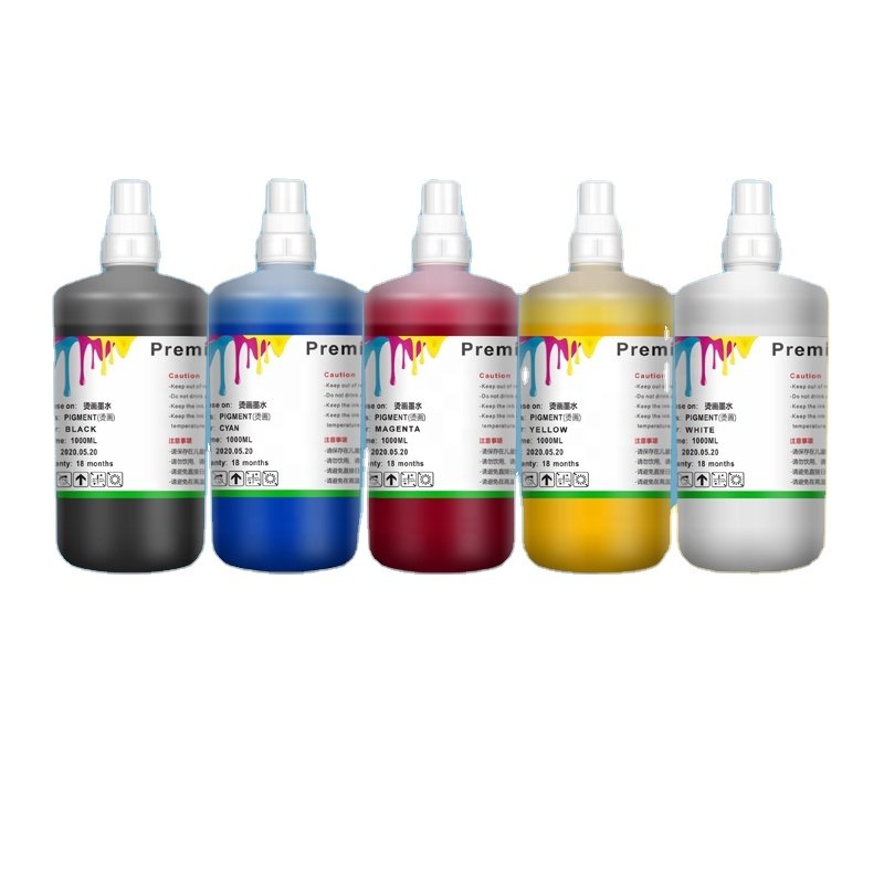 Factory Price DTF White Ink CMYK PIgment Digital Heat Transfer Printing DTF Ink For Epson XP600 4720 i3200 l1800