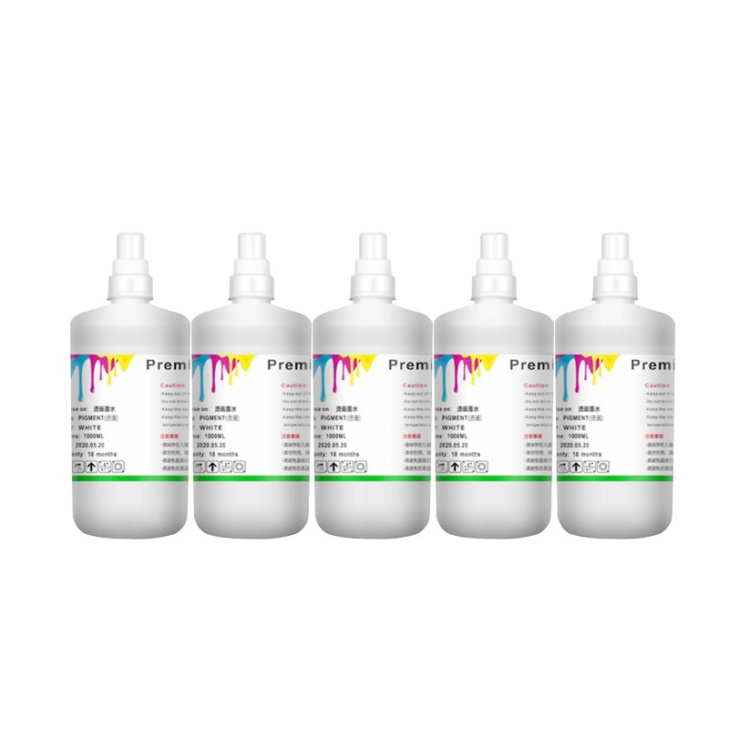 Factory Price DTF White Ink CMYK PIgment Digital Heat Transfer Printing DTF Ink For Epson XP600 4720 i3200 l1800