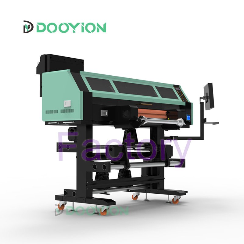 FACTORY 24inch NEW 60cm roll to roll dtf uv printer all in one three or four i3200-U1 heads uv sticker printing machine printer