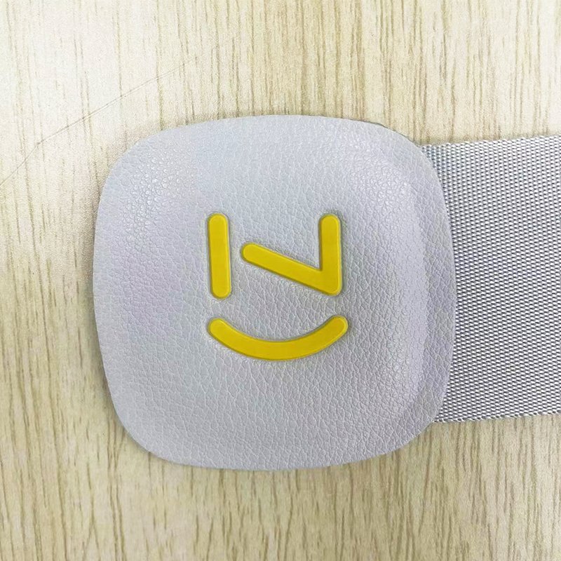 Wholesale custom Embossed TPU 3D logo iron on patches faux leather label Shiny brand Heat transfer print Shiny brand for leather