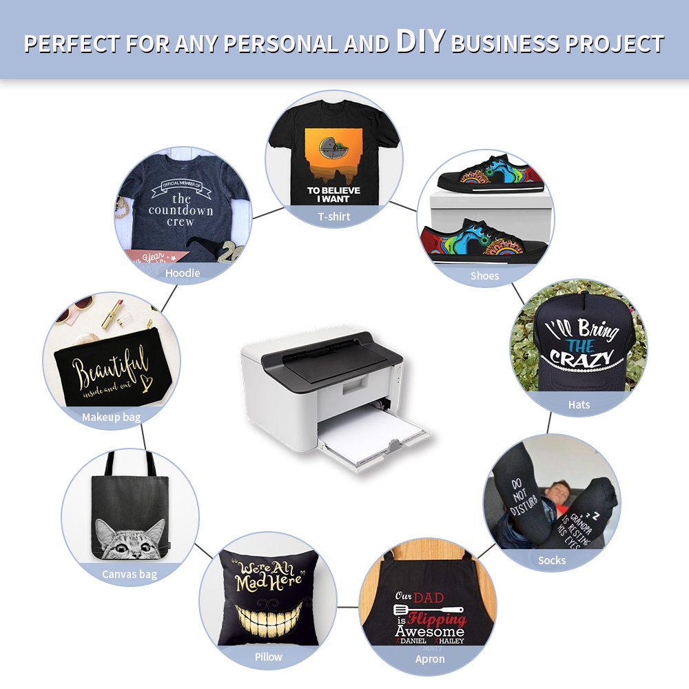 Winner Transfer A3 A4 A+B No Cut Transfer Paper self-weeding laser heat transfer paper for oki laser printer