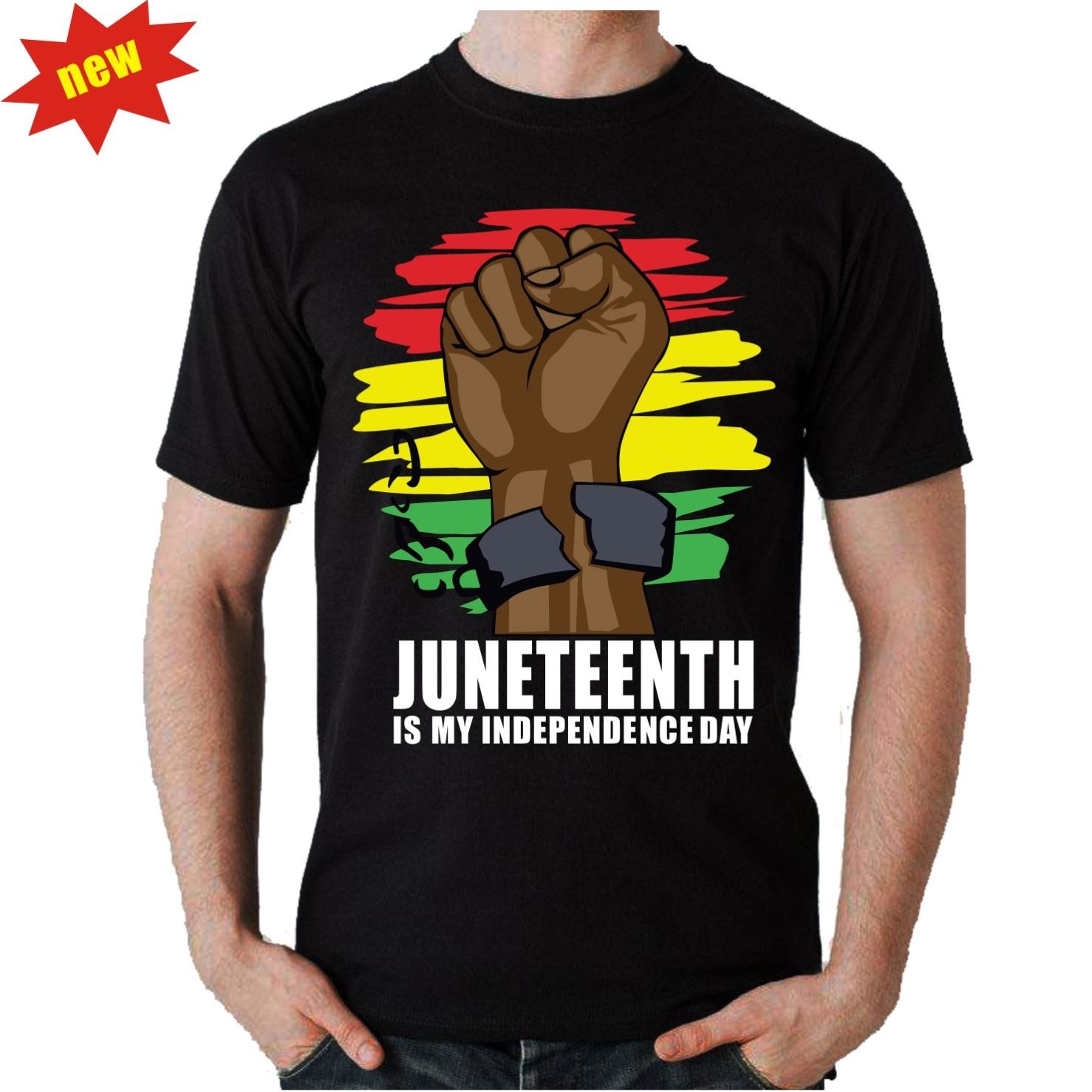 Hot Sell Juneteenth 1865 Glitter Saying Transfer Printing