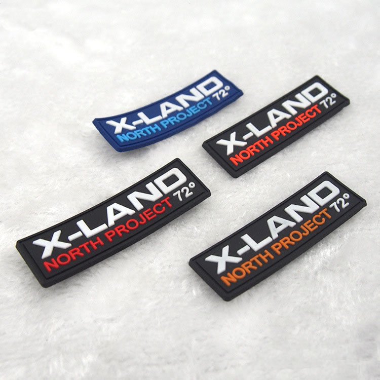 Low-Priced Custom 3D Rubber Badge Silicone-Made Soft Patch Style for Sportswear Iron-On PVC Patches for Club Decoration