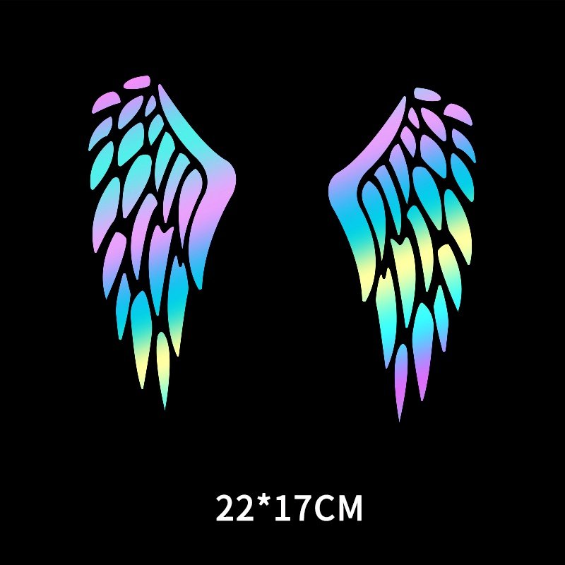 Promotional Rainbow Patch Plastisol Reflective Custom Your Logo Heat Transfer T-shirts for Clothes Printing Label