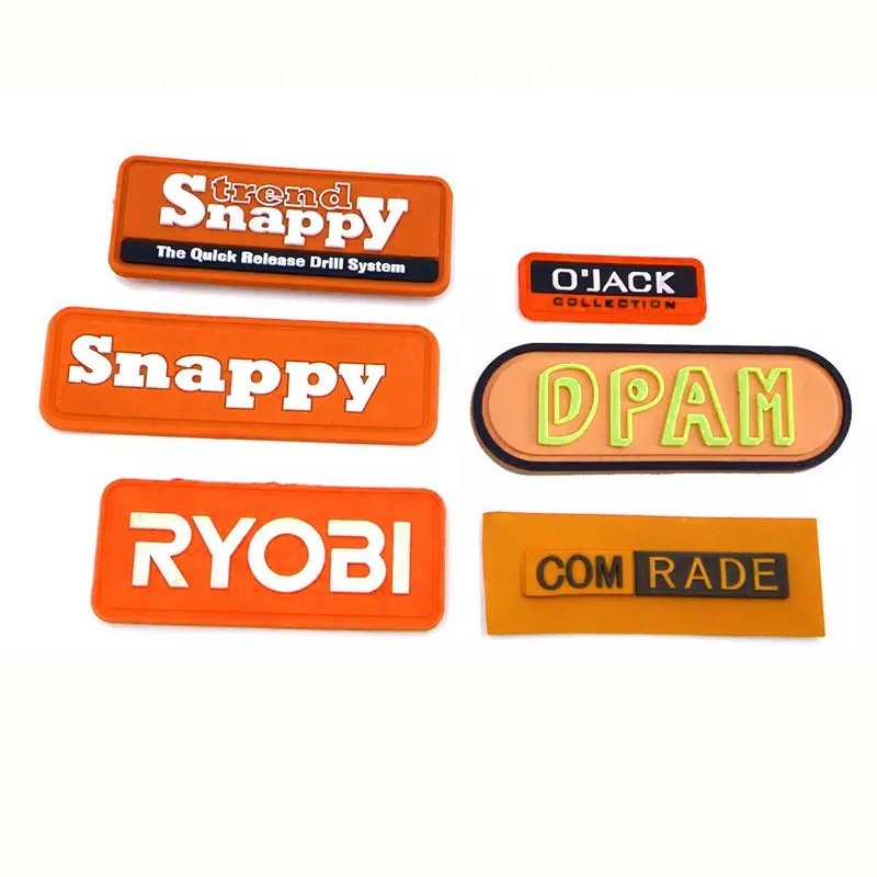Ready To Press Labels Wholesale 3D Silicone Iron On Heat Transfers Printing With Custom Gold Glitter Logo