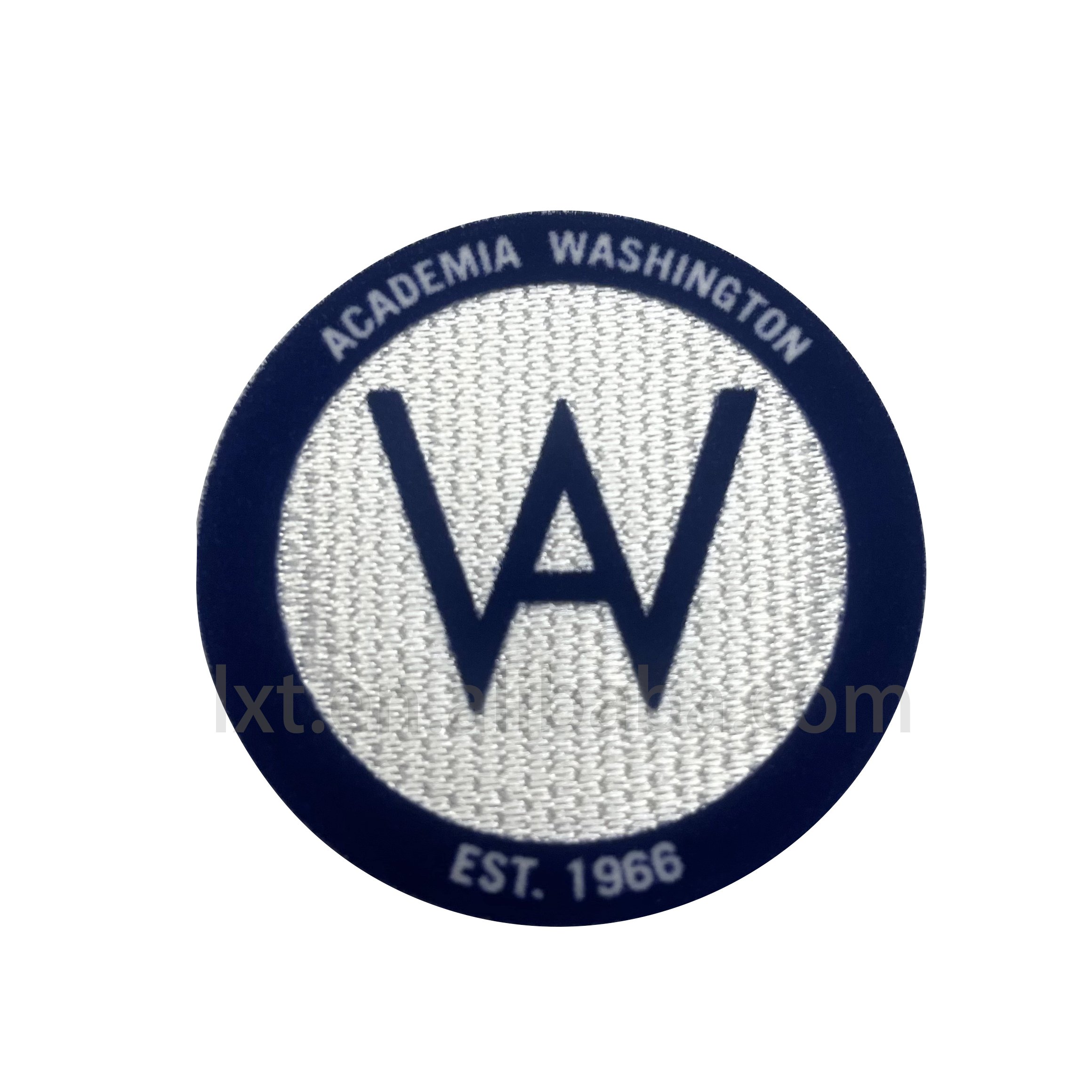 Wholesale custom flock tatami patches with embossed logo flocking heat transfer patches for garment labels