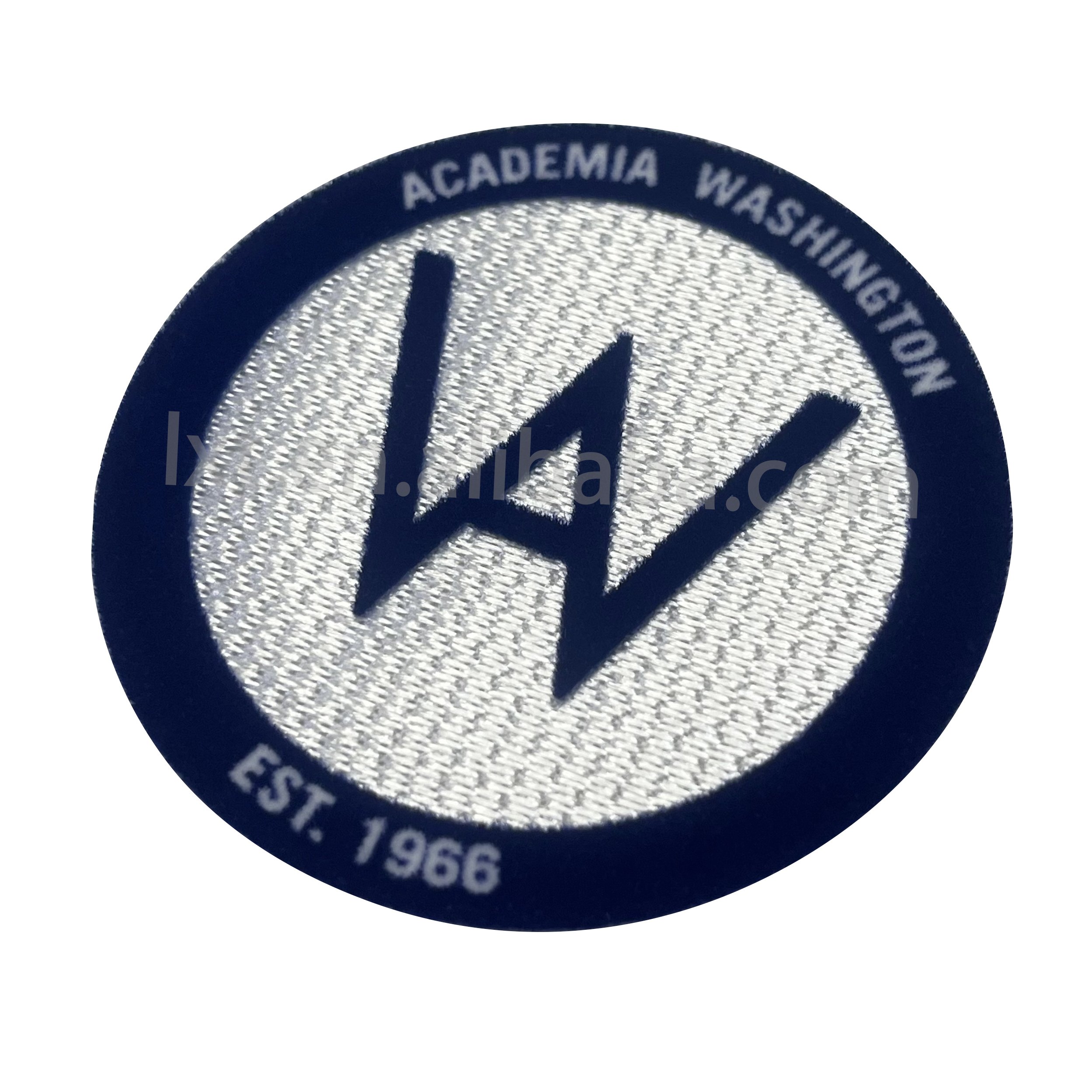 Wholesale custom flock tatami patches with embossed logo flocking heat transfer patches for garment labels
