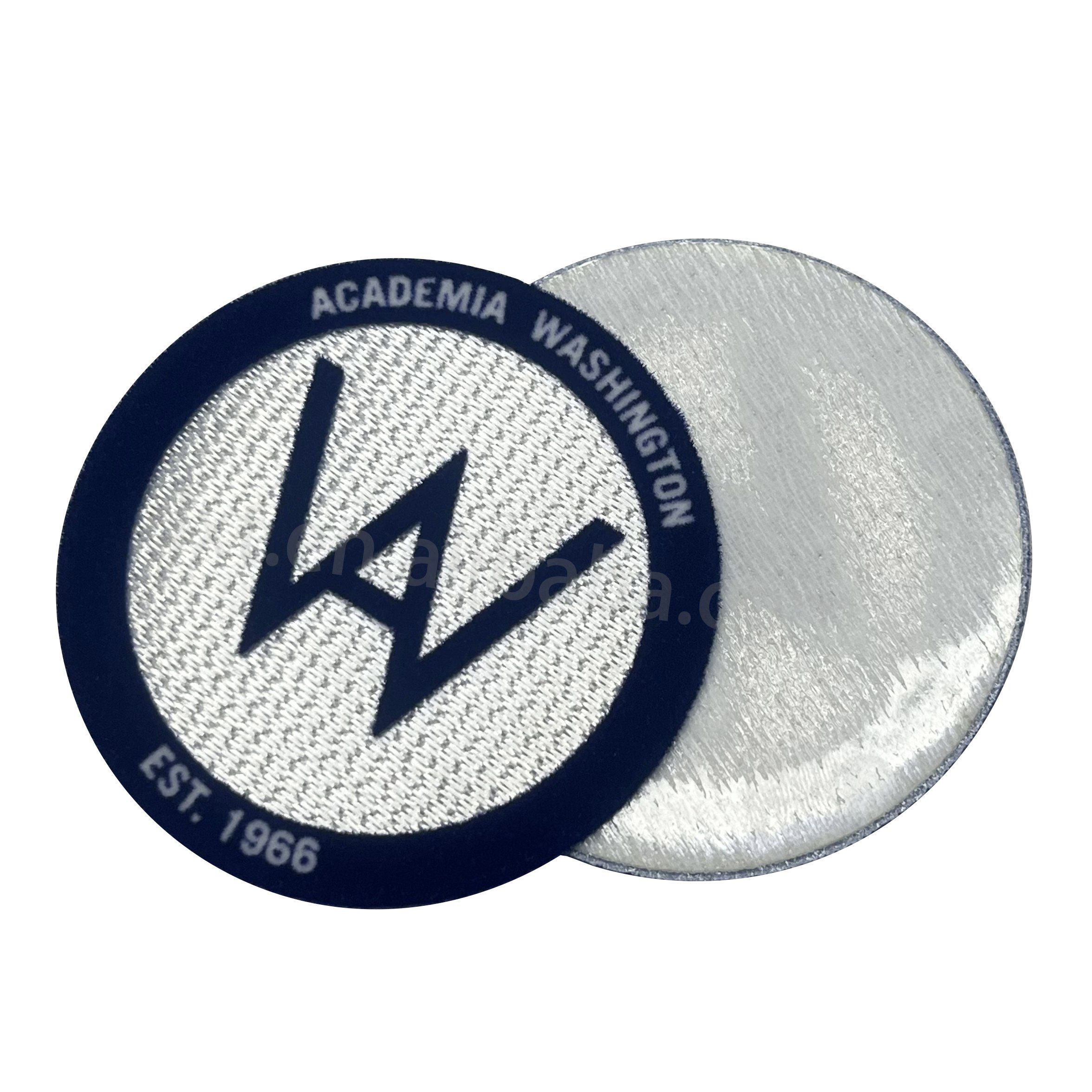Wholesale custom flock tatami patches with embossed logo flocking heat transfer patches for garment labels