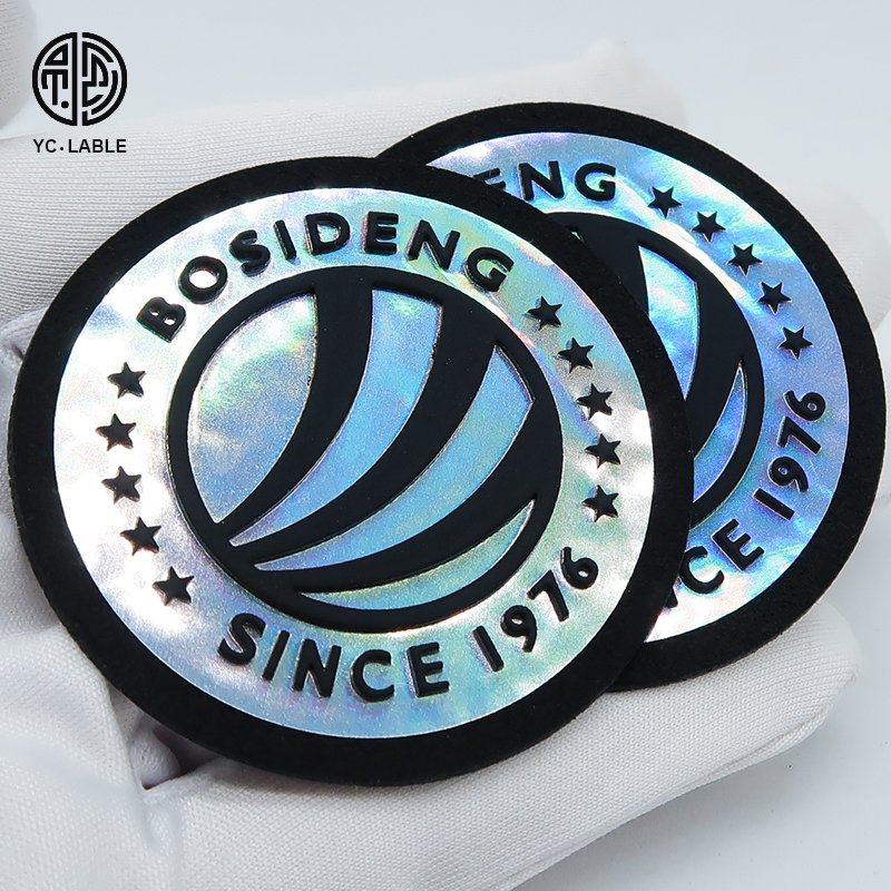 Fashion Down Jacket Patch Logo PVC Patch Badge Silicone Patch Custom Raised Rubber Canvas clothing labels