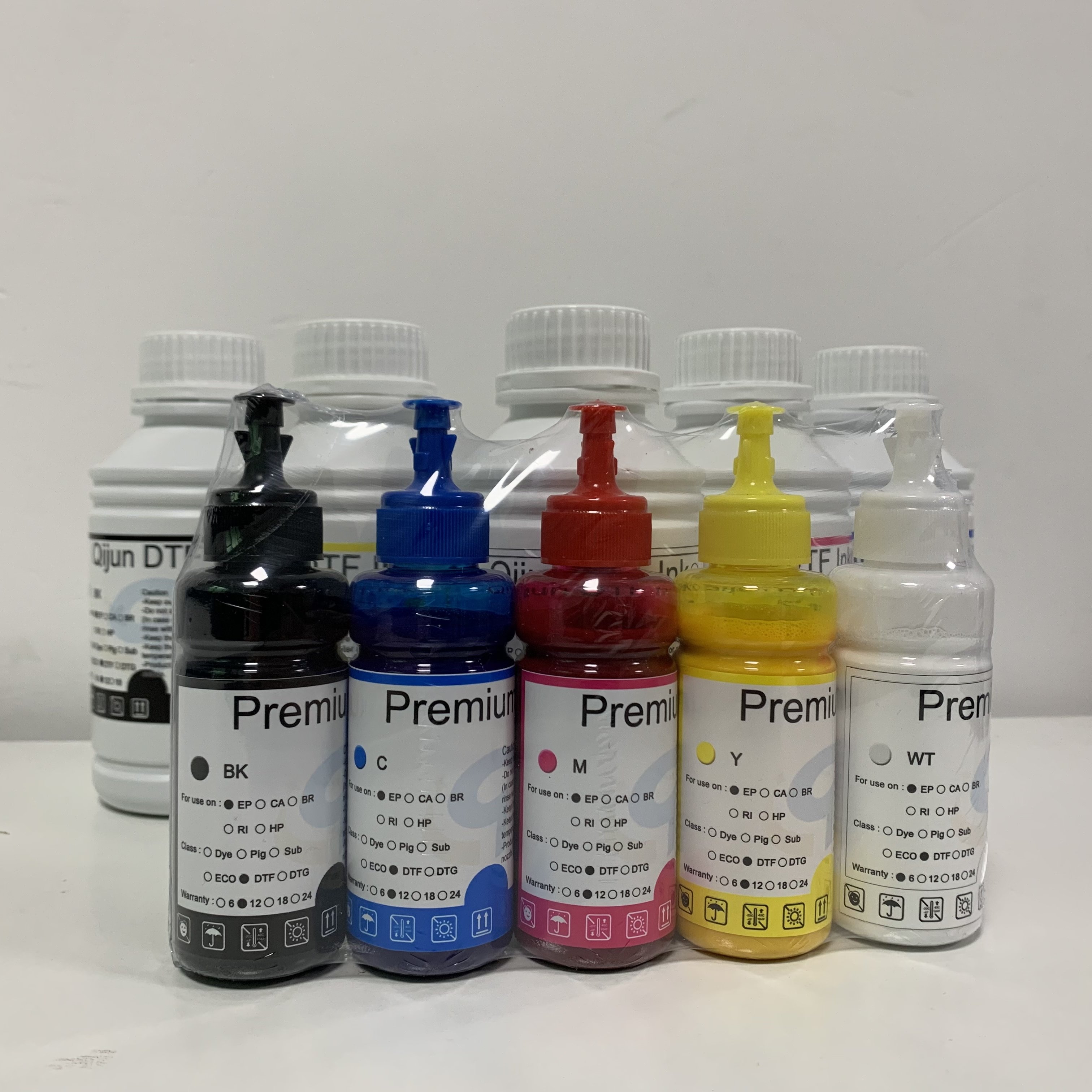 1000ml water based heat transfer kmcy 4720 dtf ink for i3200 xp600 dtf printer