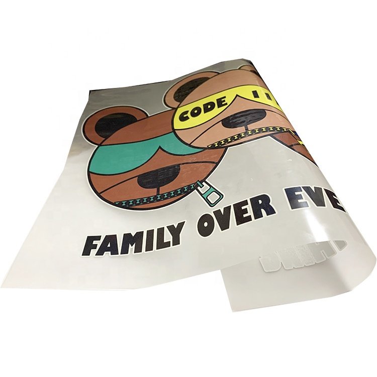 Cheap Sticker Wholesale Custom Printing Cartoon Logo Plastisol Heat Transfer Labels for T Shirts