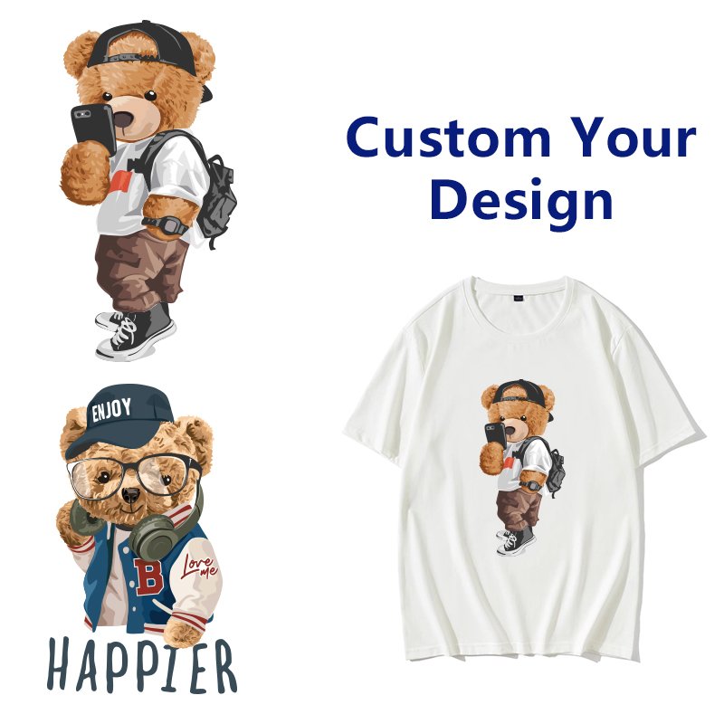 Factory Wholesale Dtf Transfers Plastisol Vinyl Film Custom Screen Printed Heat Transfer Designs For T Shirts
