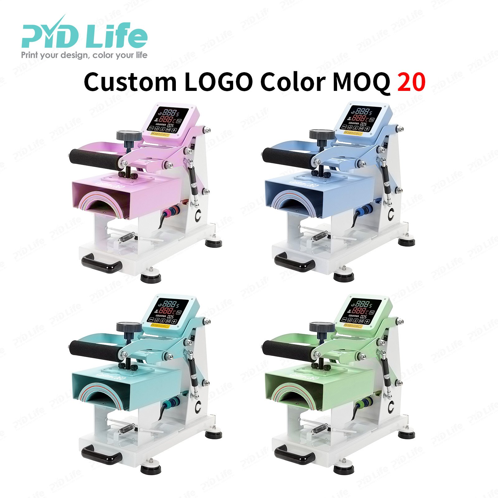 PYD Life Custom Logo And Color Shin Guard Heat Press Hot Pressing With Digital Lcd Control Transfer Printing Shin Guard Machine