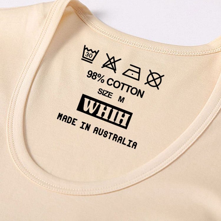 New product ideas luxury custom design brand logo pattern labels heat transfer embossed labels for clothing