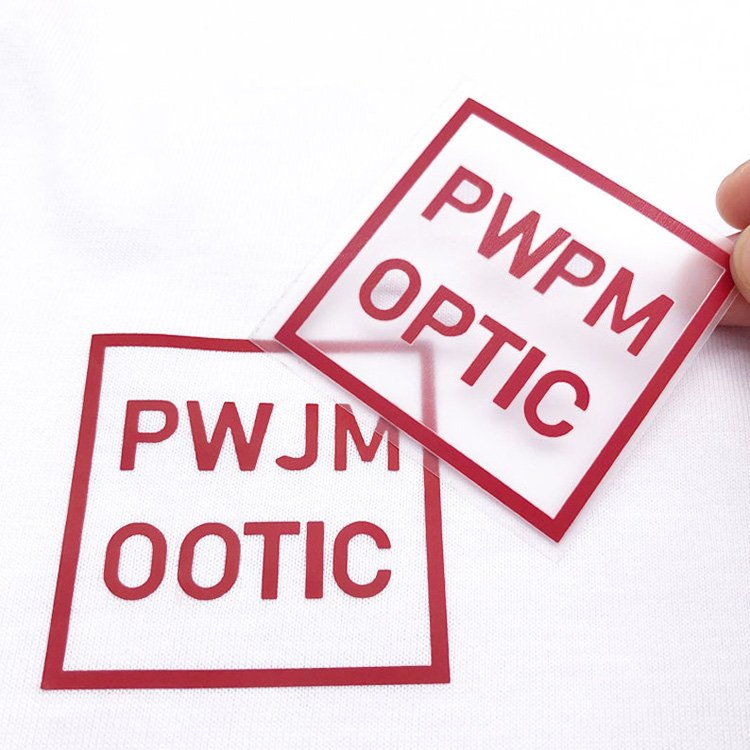 New product ideas luxury custom design brand logo pattern labels heat transfer embossed labels for clothing