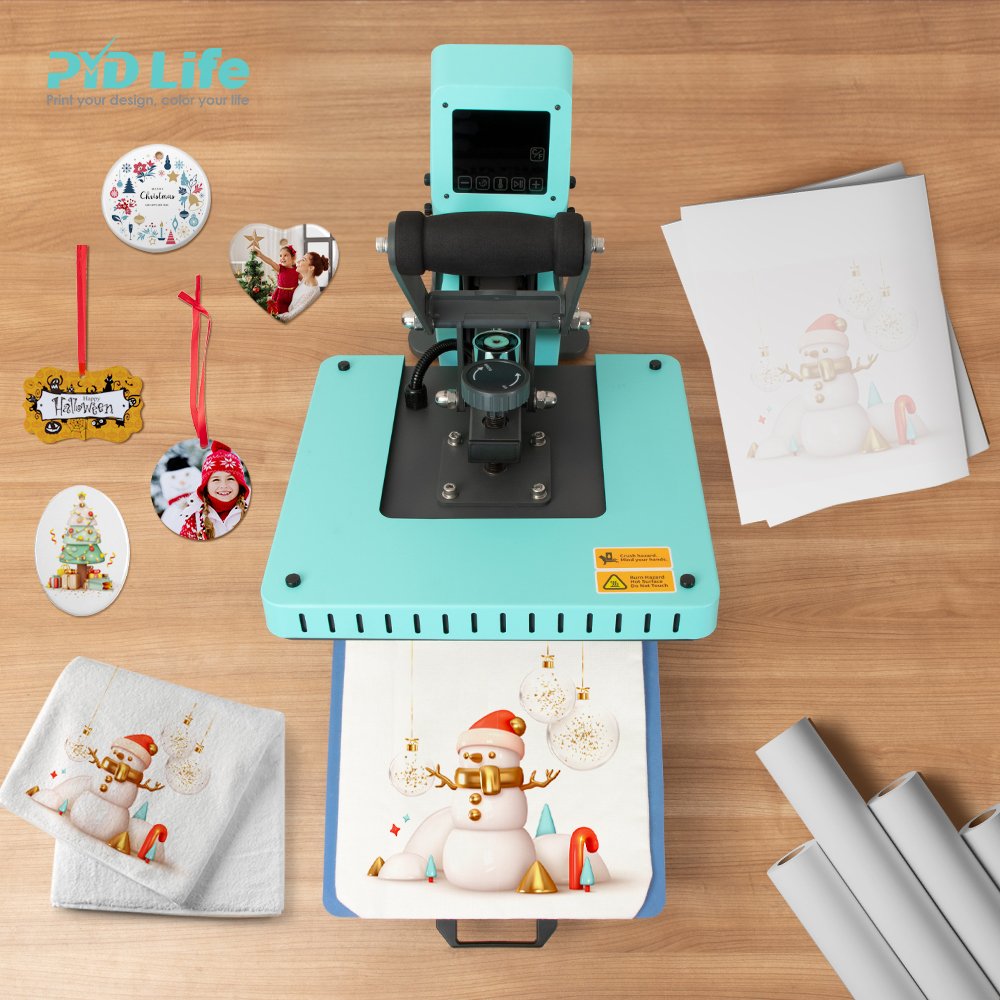 PYD Life Wholesale 38x38 Heat Press Machines Drawer Flat T Shirt Large Format Heat Press Machines For T-Shirt Clothes