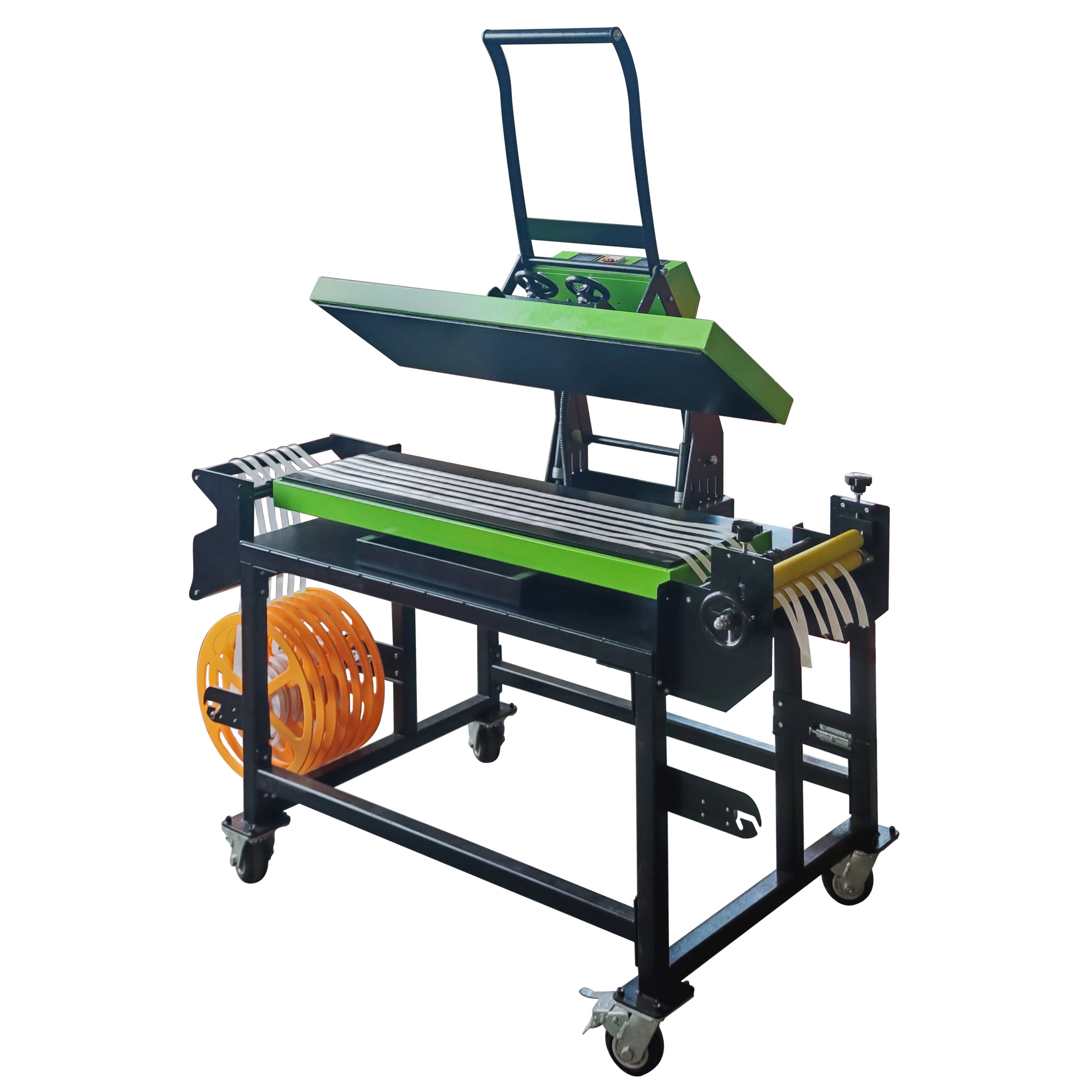 Auplex Factory directly Sublimation lanyard fabric heat press transfer printing machine 30x100cm plate
