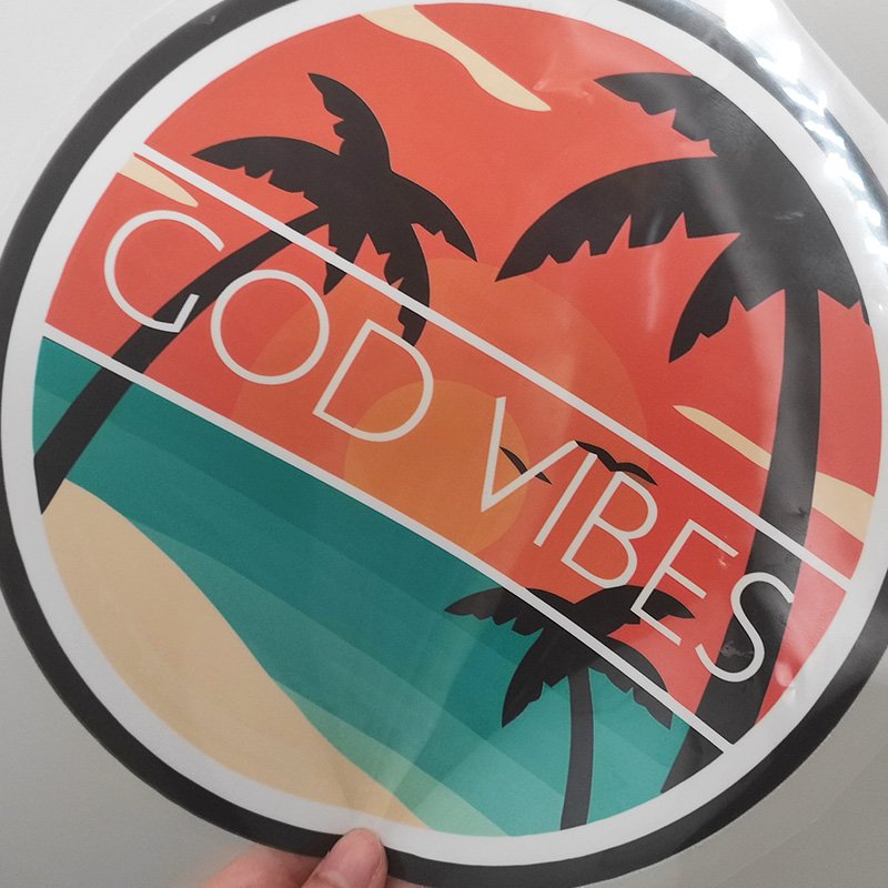 2025 Custom Iron on PET Heat Transfer Logo Stickers Transfer Sheet with High Quality