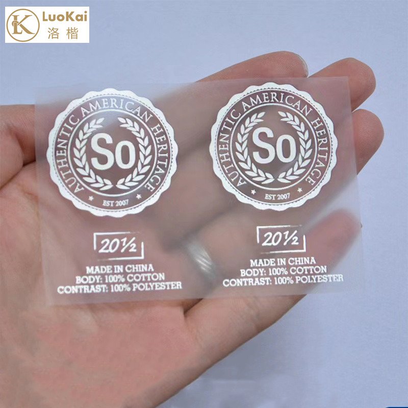 Custom High Density Heat Transfer 3D Logo Rubber Silicone Heat Transfer Label Iron On Transfer Print On T-Shirt