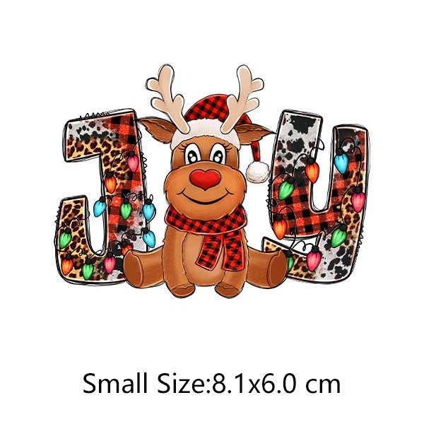 Custom Logo Sticker for Heat Iron on Heat Transfers Heat Press Stickers Transfer Printing for Clothes Christmas Black Girls DIY