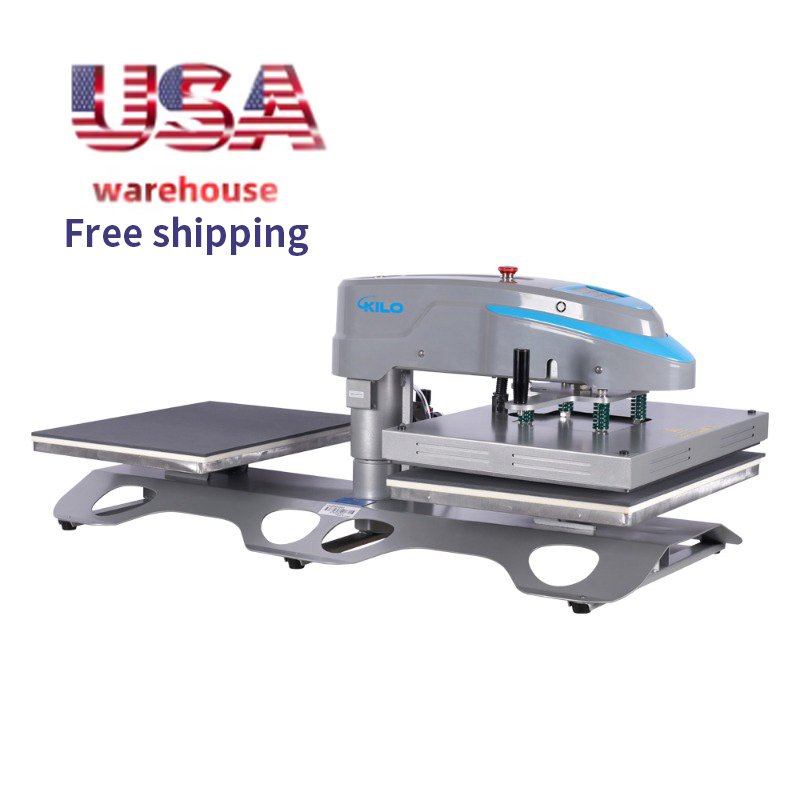 Usa Warehouse 40*50(16"*20") Double Station Heat Transfer Machine Automatic Sublimation Tshirt Heat Press Machine
