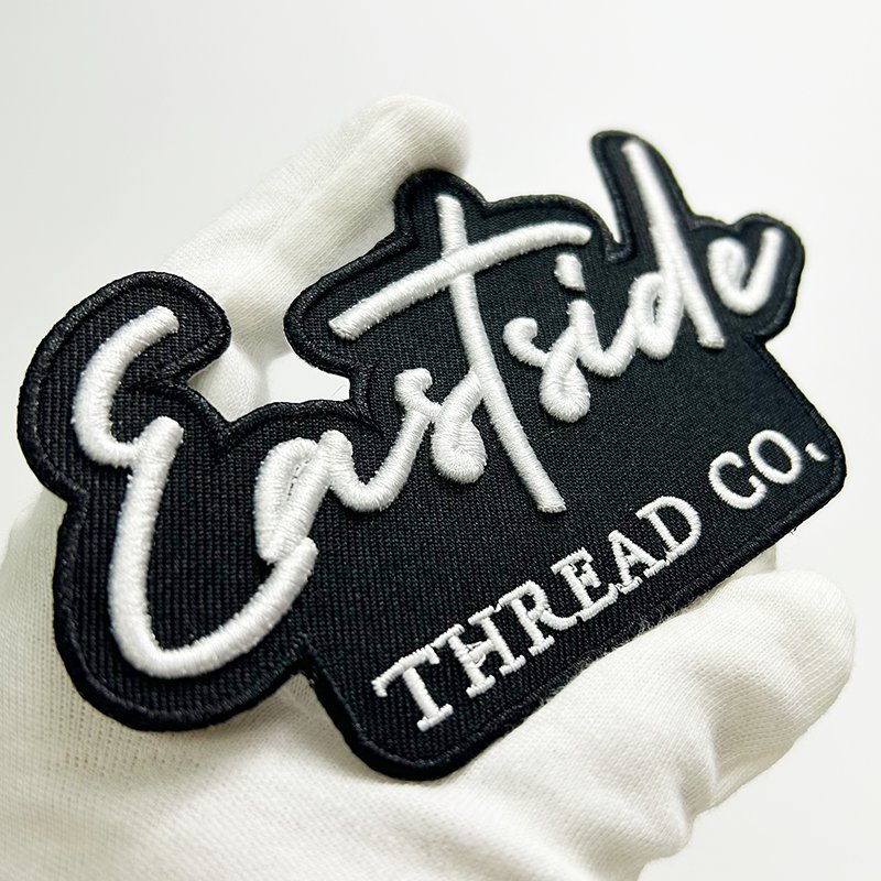 Customized 3D Embroidery Iron-On Patch For Clothing Hats Shoes Personalized Embroidered Patches Heat Transfer